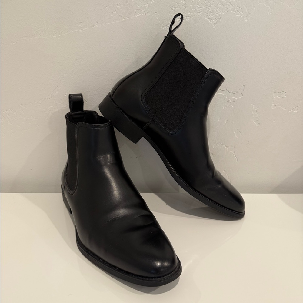 Zara Classic Black Ankle Boots